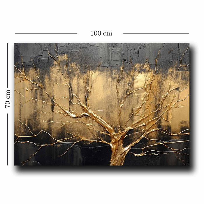 Wallity Cuadro Decorativo sobre Lienzo 70 x 100 cm Multicolor